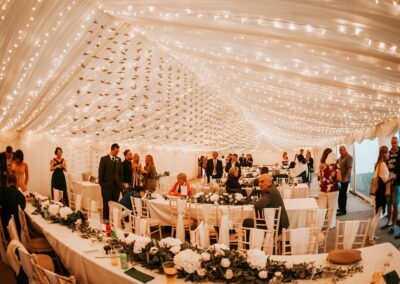 Marquee Hire in Essex | clear span marquee hire for wedding reception in Essex | County Marquees East Anglia