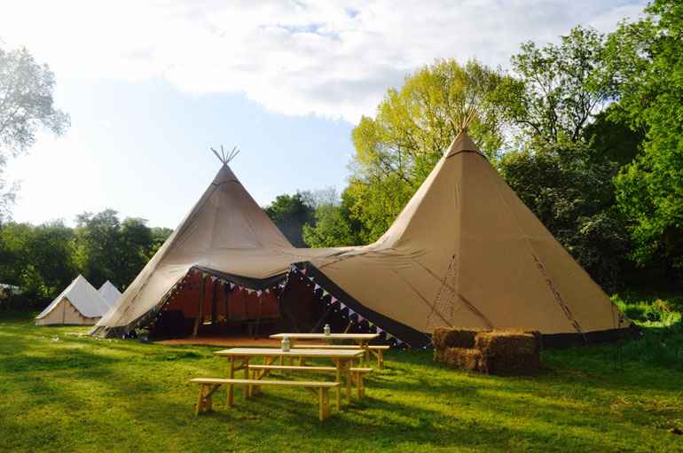 Tipi and Bench Hire Essex, Norfolk and Suffolk | County Marquees East Anglia