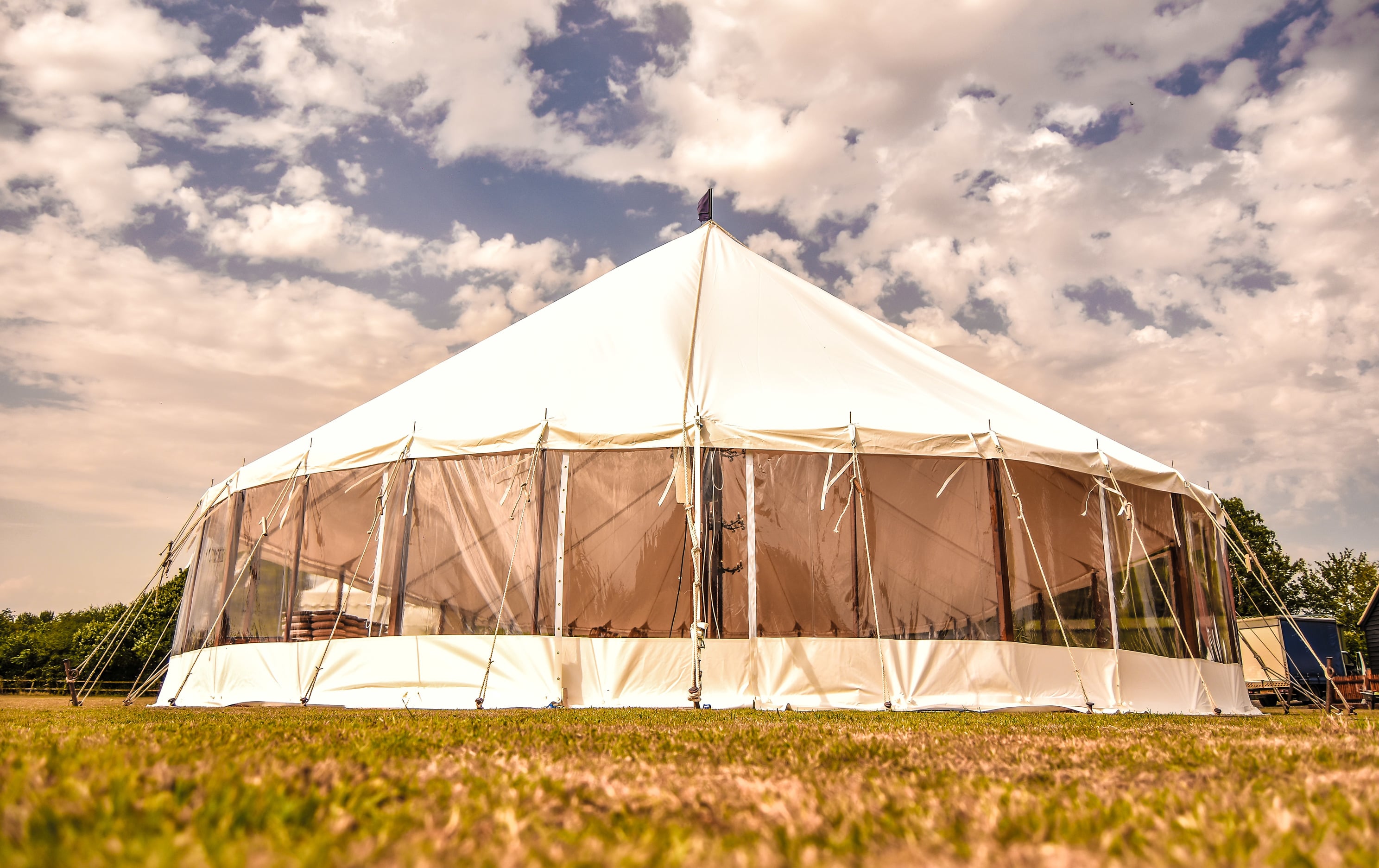 Essex marquees, Sail cloth marquee from County Marquees East Anglia