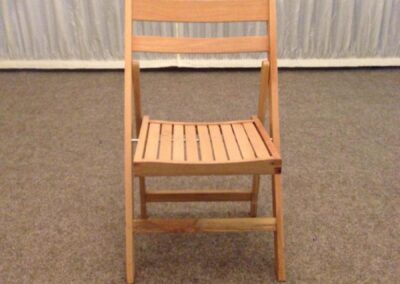 Wood Folding Chair | Wedding Marquee Furniture Hire Essex, Suffolk and Norfolk | County Marquees East Anglia