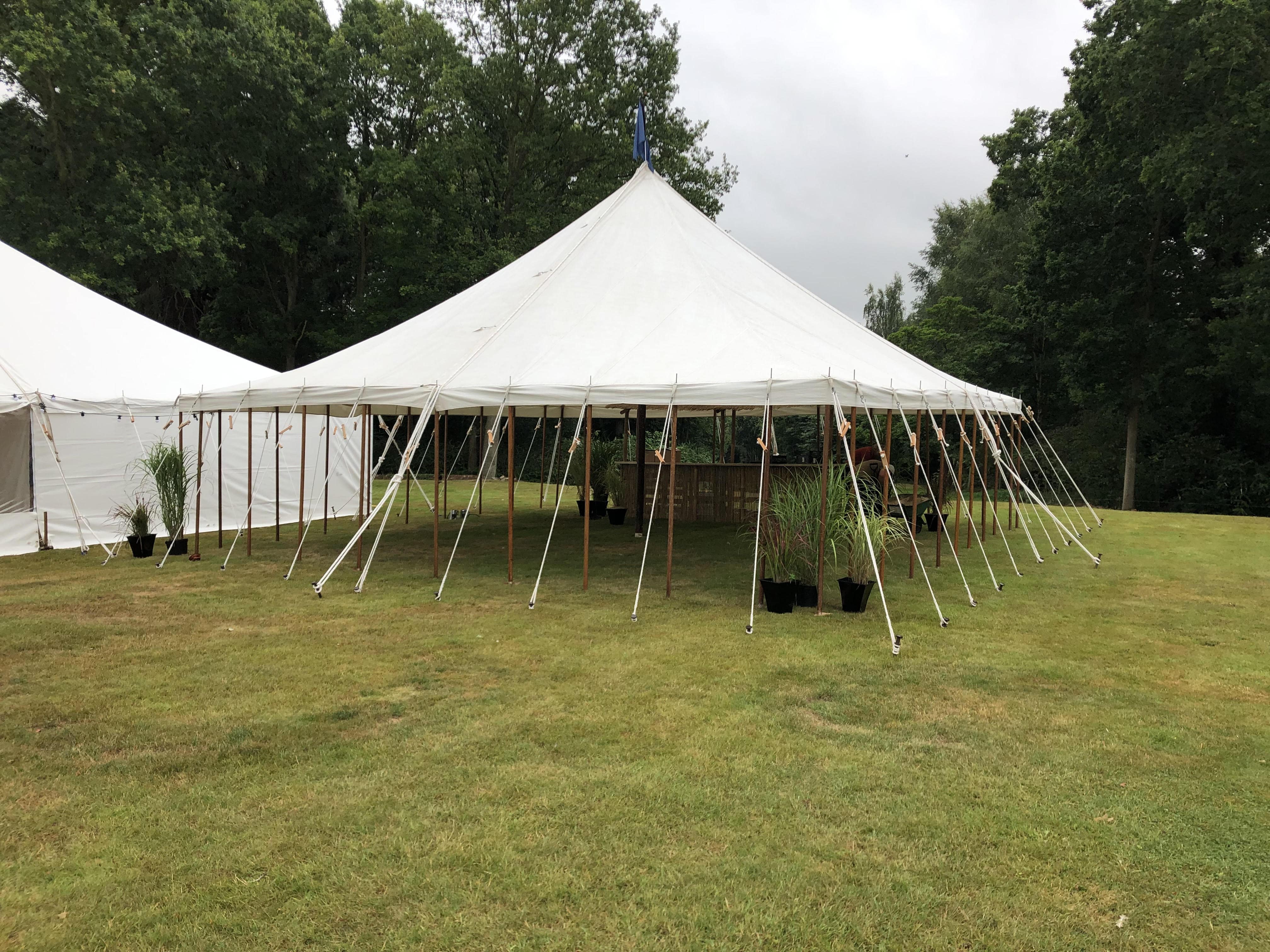 Canopies hired from County Marquees East Anglia for bar