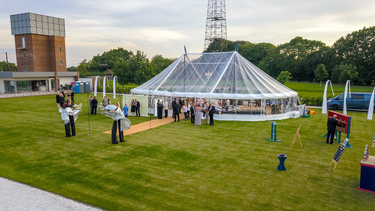 Transparent party tent | Marquee hire in Norfolk | County Marquees East Anglia