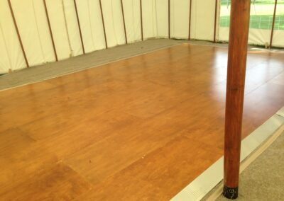 County Marquees East Anglia setting up wooden dance floor