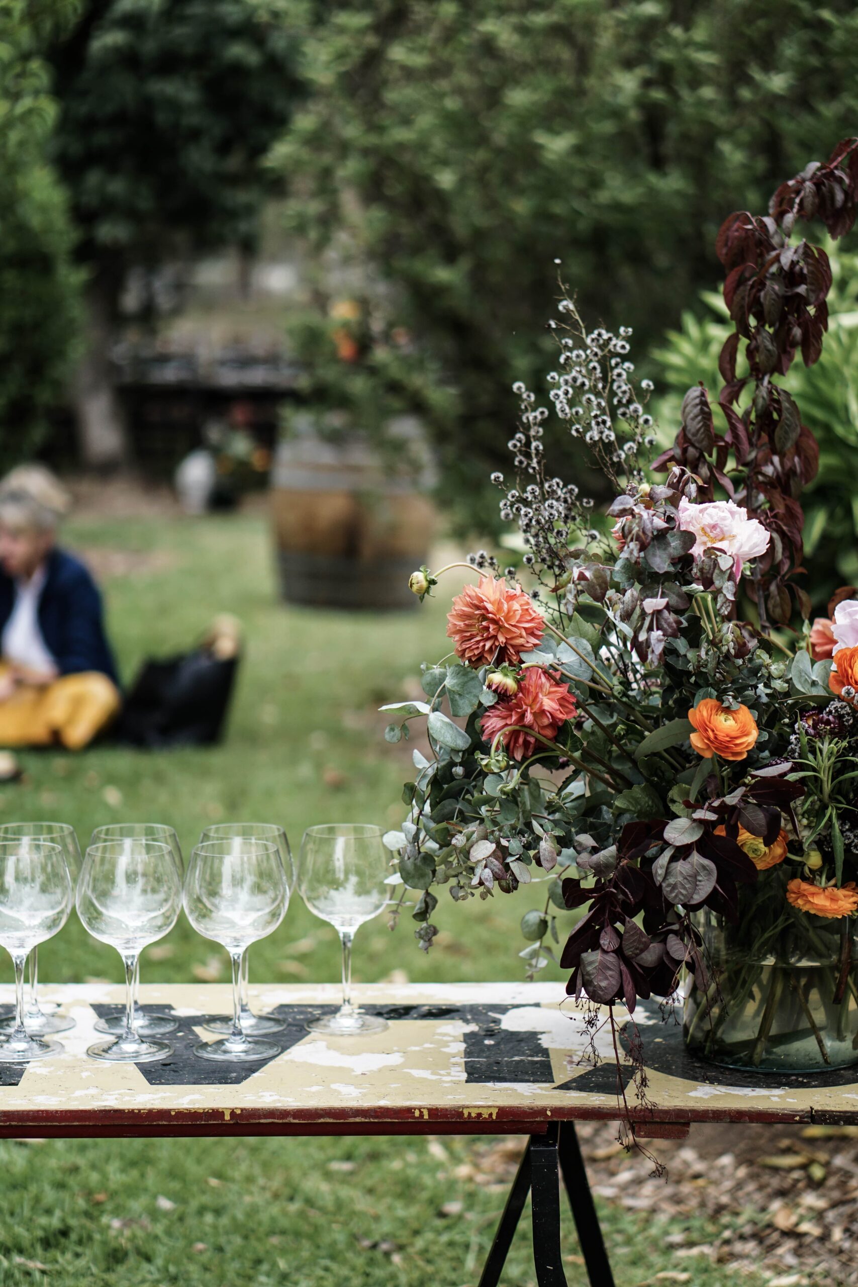 Garde marquee hire - party table