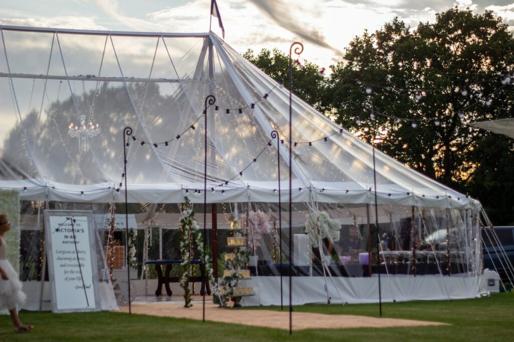 marquee wedding with County Marquees EA
