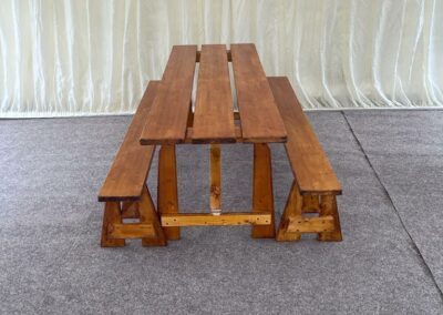 Rustic table | County Marquees East Anglia