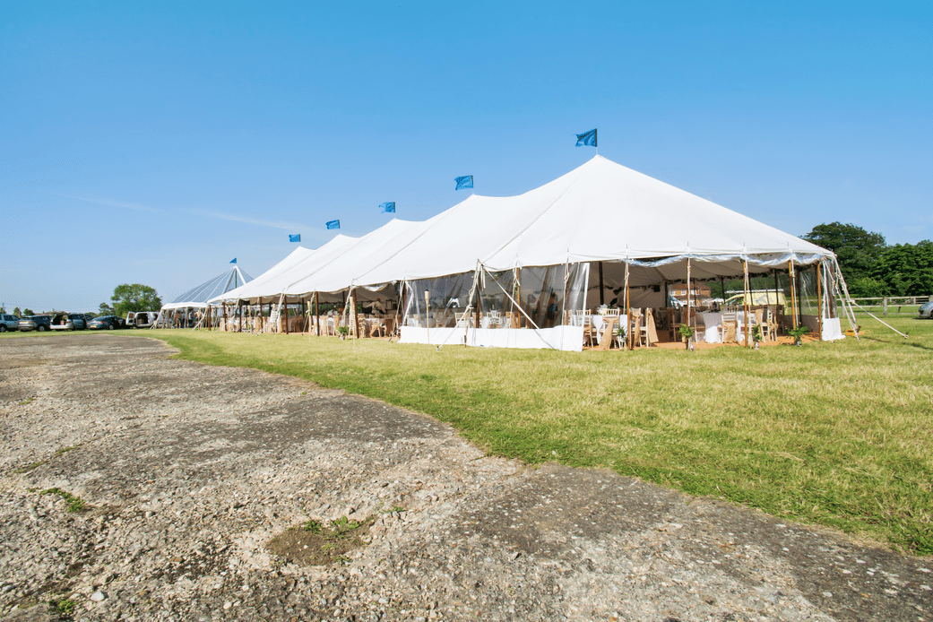 Sail Cloth Marquee Hire in Essex and Suffolk by County Marquees East Anglia who provide marquee rentals