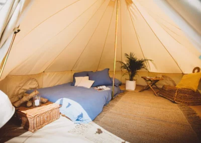 Interior Shot of Bell Tent by County Marquees East Anglia