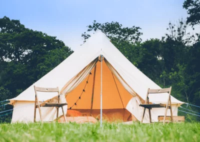 Exterior Shot of Bell Tent by County Marquees East Anglia