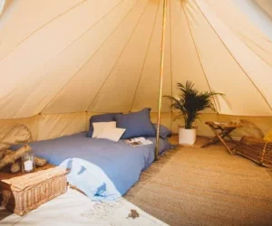 5m Bell Tent to Sleep (1-4 people)