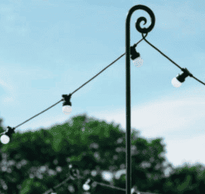 shepherds crooks for decorations by county marquees