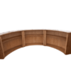 semi circle rustic bar by county marquees