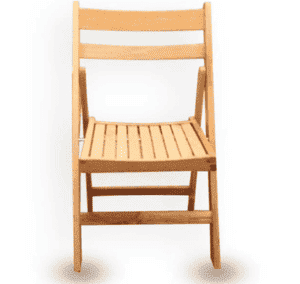 Wood Folding Chair | Wedding Marquee Furniture Hire Essex, Suffolk and Norfolk | County Marquees East Anglia