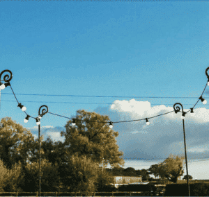 exterior festoon lighting by county marquees