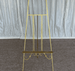 Gold Easel | County Marquees