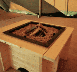 interior fire pit by county marquees