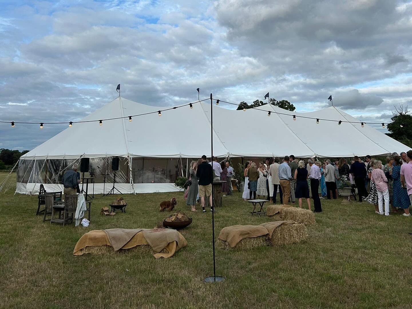 Corporate marquee hire showing a corporate event in marquee